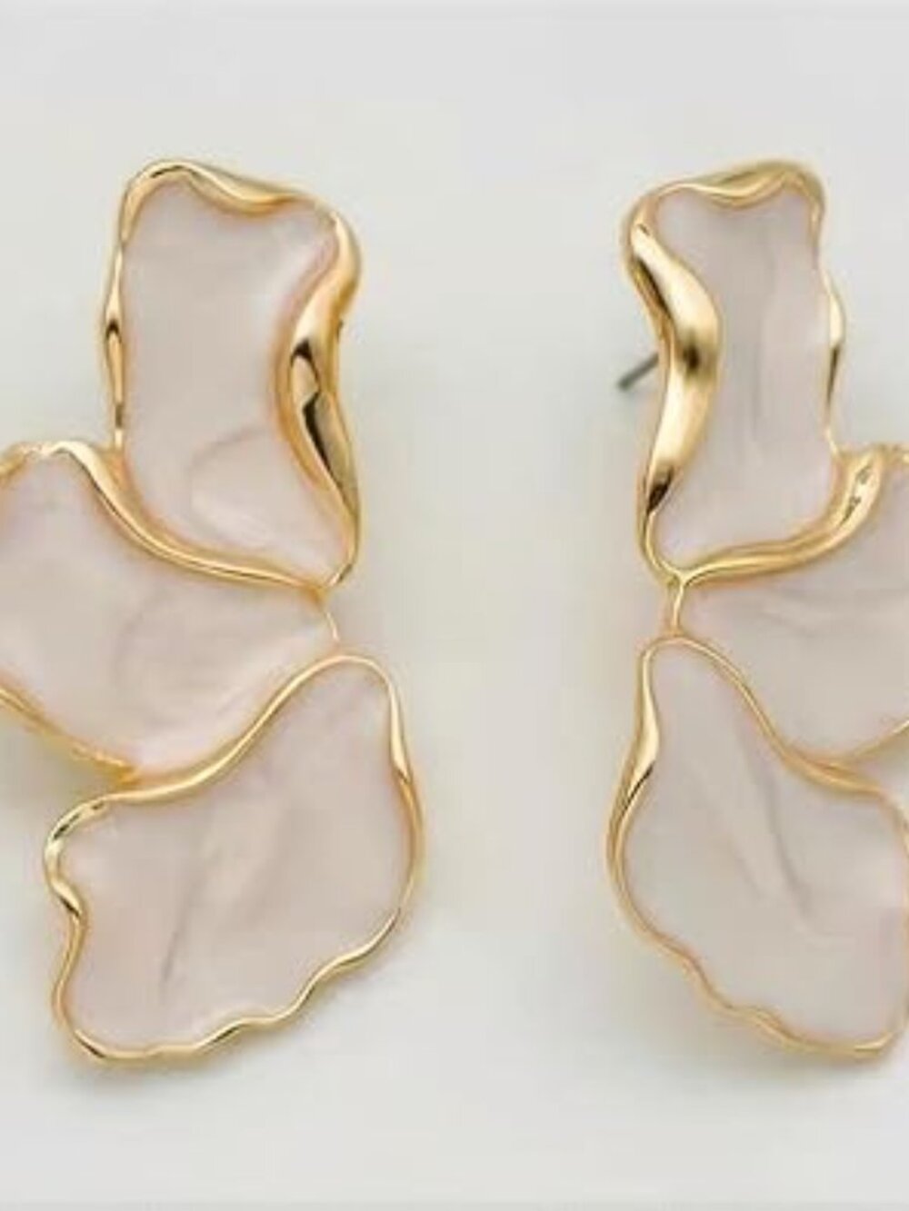 Jean Unique Flower Petal Earrings for Women